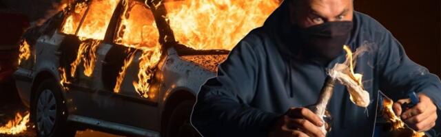 Drama u Novom Sadu: Muškarac bacio Molotovljev koktel na automobil