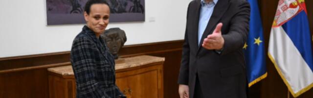 "NAŠ CILJ OSTAJE JASAN" Predsednik Vučić se sastao sa predstavnicima MMF (FOTO)