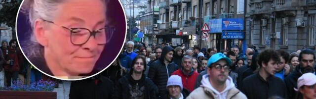 "Srbija ne sme da bude srpska država": Ljudi, ovo je pravi Izliv zombizma u mozak - snimak blokaderke sve otkriva
