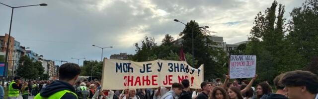 Novi protest roditelja i učenika Jovine gimnazije danas ispred Mašinske škole