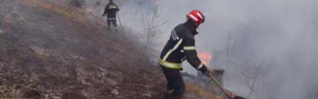 I kragujevački vatrogasci pomažu u gašenju požara kod manastira Prohor Pčinjski