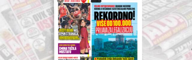 REKORDNO! VIŠE OD 100.000 PRIJAVA ZA LEGALIZACIJU Građani masovno krenuli u rešavanje egzistencijalnih problema