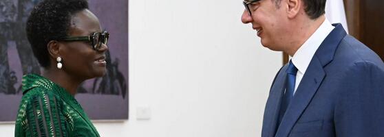 VUČIĆ SA PREDSEDNICOM INTERPARLAMENTARNE UNIJE: Srdačan razgovor o unapređenju odnosa Srbije sa ovom važnom međunarodnom organizacijom