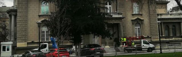 Protest bivših radnika PIK Zemun ispred Predsedništva