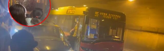 Panic in Belgrade's Terazije Tunnel! Horror scenes on Line 95: "We will suffocate!"