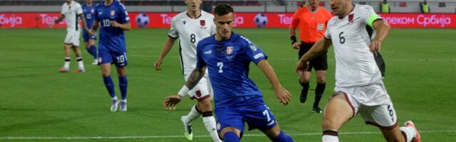 Fudbaleri Srbije poraženi od Albanije
