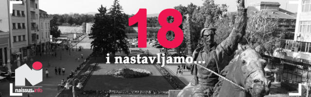 18 nam je godina… Sajt Naissus info slavi punoletstvo i obećava još mnogo kvalitetnog saržaja