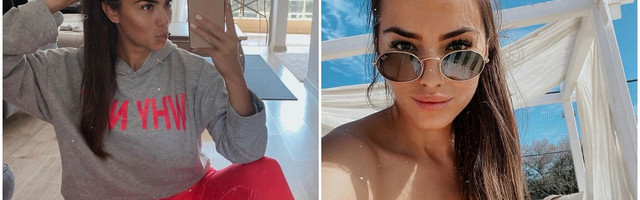 A SUNCE U ATINI PRŽI PO GOLIM NOGAMA! Srpski košarkaš i manekenka mame UZDAHE u izolaciji IZ RAJA! /FOTO/