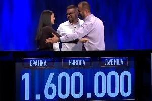 Такмичари освојили 1.600.000 динара у вечерашњој „Потери“
