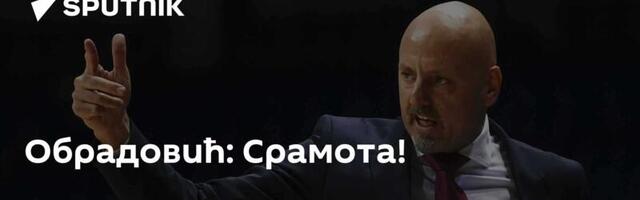 Обрадовић: Срамота!