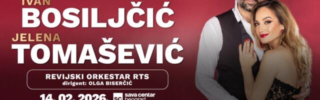 Dočekajte Dan zaljubljenih sa Jelenom Tomašević i Ivanom Bosiljčićem u Plavoj dvorani Sava Centra