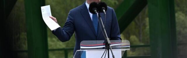 VUČIĆ RASKRINKAO LAŽI IZ ĐILASOVE STRANKE DA SE MOST KOD ZRENJANINA NAKRIVIO I DA NEMA DOZVOLU: Evo vam rešenje, upotrebna dozvola, izdata pre mesec dana!