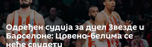 Одређен судија за дуел Звезде и Барселоне: Црвено-белима се неће свидети