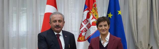 Brnabić: Odnosi Srbije i Turske na najvišem nivou