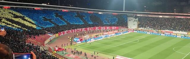 FOTO: Koreografija na severnoj tribini