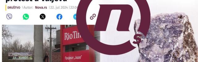 Tajkunski mediji zavitlavaju narod, šire laži, pa demantuju sami sebe! Izmislili da Rio Tinto ima planove u Valjevu, kompanija odreagovala!