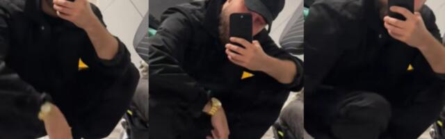 SRPSKI PEVAČ SE UVIJA U ŠTIKLAMA! Procurio snimak iz TELEFONA, sve završilo na INTERNETU - vrcka ispred ogledala kao žena! (VIDEO)