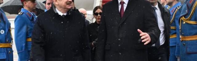 "DOBRO NAM DOŠLI, DRAGI PRIJATELJU" Ovako je predsednik Vučić dočekao predsednika Azerbejdžana na aerodromu: Osećajte se u Srbiji kao kod svoje kuće! (FOTO)