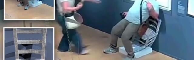 Seo na umetnost: Turista polomio Swarovski stolicu i pobegao kao da je popust u Zari