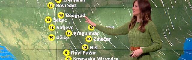 Prognoza za petak – natprosečno toplo, u novogodišnjoj noći bez kiše
