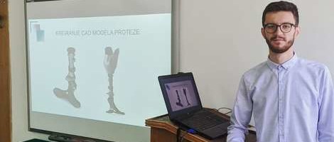 Student iz Zenice 3D printerom pravi ortopedske proteze