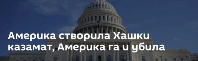 Америка створила Хашки казамат, Америка га и убила