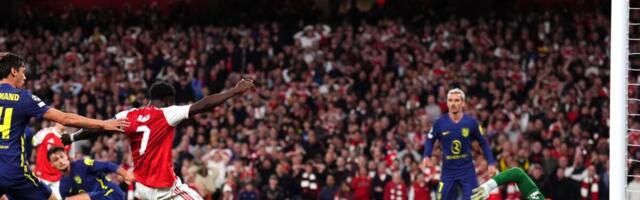 SAKA VODI TOBDŽIJE U BUDIMPEŠTU: Ovako je Arsenal poveo protiv Atletika! Golu Sake prethodio je genijalan potez Salibe