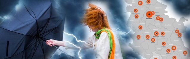 Udari vetra do 100 km/h, poledica, a onda šok obrt! RHMZ izdao nova upozorenja!