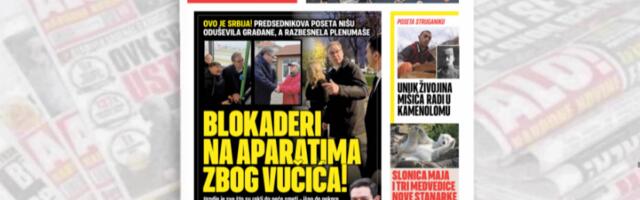 BLOKADERI NA APARATIMA ZBOG VUČIĆA! OVO JE SRBIJA! Predsednikova poseta Nišu oduševila građane, a razbesnela plenumaše