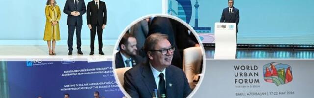 "RADUJEMO SE GASNOJ ELEKTRANI KOJU ĆEMO IZGRADITI U SARADNJI SA AZERBEJDŽANOM!" Predsednik Vučić govorio na 13. Svetskom urbanom forumu!
