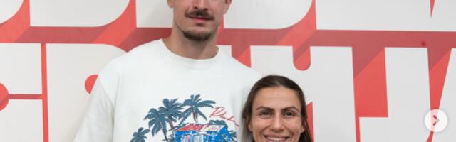 Marina Spasić, Duško Todorović i Miloš Janičić posetili KK Crvena zvezda pred UFC u Areni