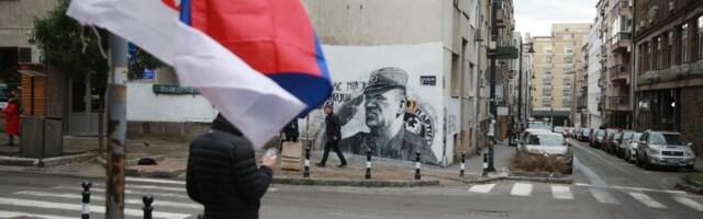Uklonjen mural  Mladiću na kratko, desničari obrisali farbu