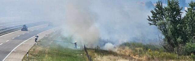 Požar kod Gornjeg Krajinca i Nomanice u blizini plasetnika i strugare