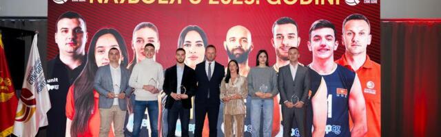 OSCG nagradio najbolje u 2025: Kažić poručio da je stvoren odličan ambijent za budućnost odbojke