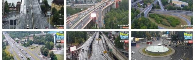 Direktno sa ulica Beograda: Kiša i nedelja oterali gužve (FOTO)