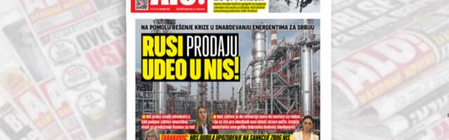 RUSI PRODAJU UDEO U NIS! Na pomolu rešenje krize u snabdevanju energentima za Srbiju