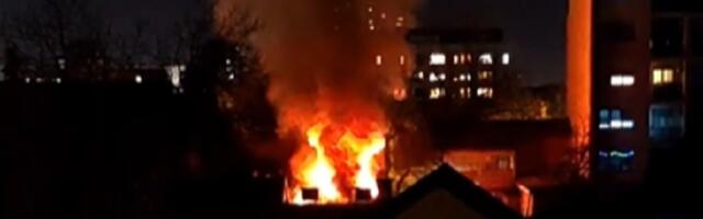 Veliki požar izbio u Zemunu (VIDEO)