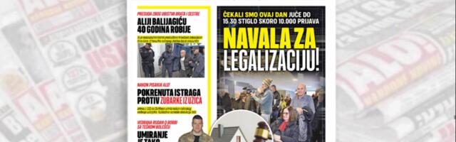 ČEKALI SMO OVAJ DAN Navala za legalizaciju!