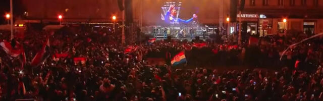 Nose se zastave HOS-a, majice na natpisima “za dom spremni” i čeka Tompson – sramna slika iz Zagreba