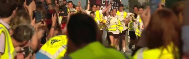 Ultramaratonci, među kojima i niški student, stigli u Brisel posle 18 dana štafetne trke