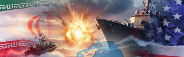 IRAN POKAZUJE MIŠIĆE Impresivni satelitski snimak iranske flote (FOTO)