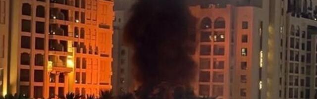 Dubai u plamenu, gore zgrade: Biljana Tipsarević podelila jeziv snimak - u blizini njenog smeštaja pala bomba