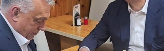 "I AM ALWAYS SA SIROM!" Orban na srpskom pričao u buregdžinici, tražio ono što najviše voli, evo šta je Vučić poručio! (VIDEO)