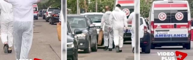 Opsadno stanje u Podgorici, sve vrvi od policije: Prvi snimci sa mesta ubistva (VIDEO)