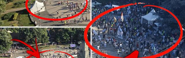 TRG PRAZAN, KAFIĆI PUNI! Blokaderi u Kraljevu se uhvatili "debele ladovine" i hladnog piva - ORGANIZATORI SKUPA OČAJNI! (VIDEO)