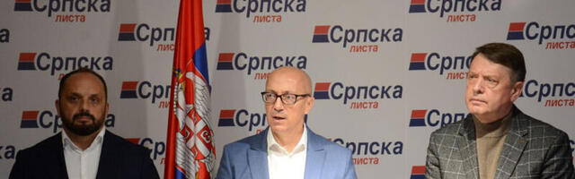 Srpska lista: Obustaviti dijalog sa Prištinom