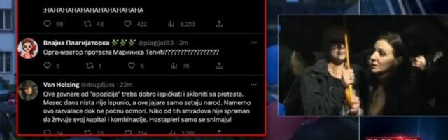 "MARINIKA TEPIĆ JEDAN OD ORGANIZATORA PROTESTA" Najava N1 izazvala dramu na Tviteru, ljudi shvatili da su nasamareni