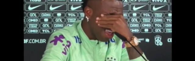Vinisijus u suzama: Samo bih da igram fudbal (VIDEO)