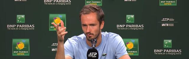 "Nisam varao!" Medvedeva rešetali pitanjima zbog Britanca: Da li se osećam dobro? Ne baš, ali... /VIDEO/