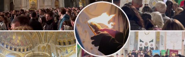 POČELA PONOĆNA LITURGIJA VASKRSENJA, BEOGRAD U RADOSTI I SVETLOSTI: Hiljade vernika ispunile  Hrama Svetog Save u molitvenom sabranju (FOTO, VIDEO)